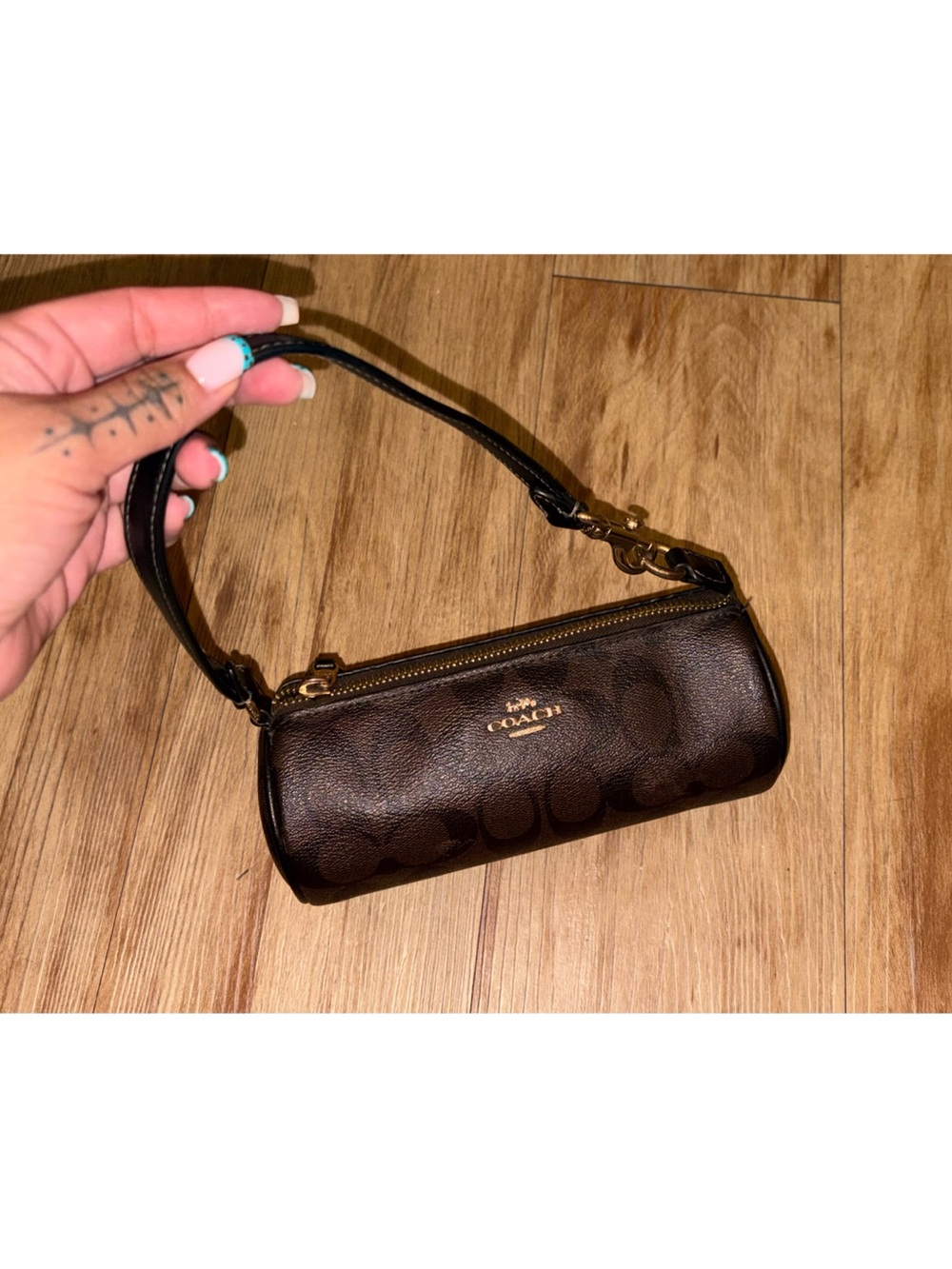 Coach Nolita Barrel Bag in Signature Canvas